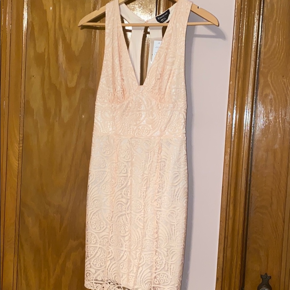Blush Bebe dress